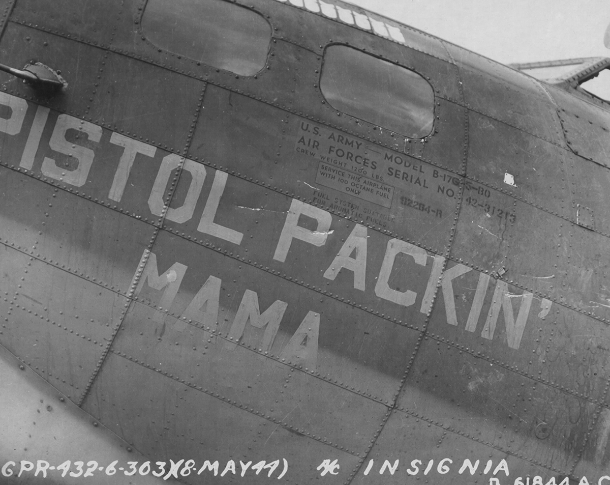 B-17 #42-31213 / Pistol Packin’ Mama