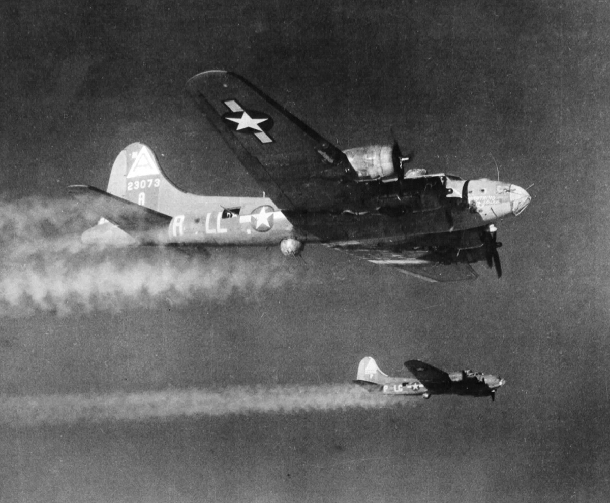 Red ID markings for B-17Fs of the 91st Bomb Group - Aircraft WWII ...