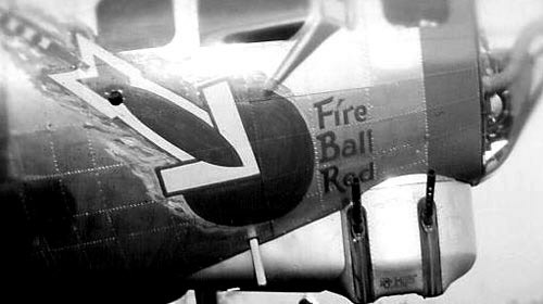 B-17 #44-8709 / Fire Ball Red aka Joltin Joes