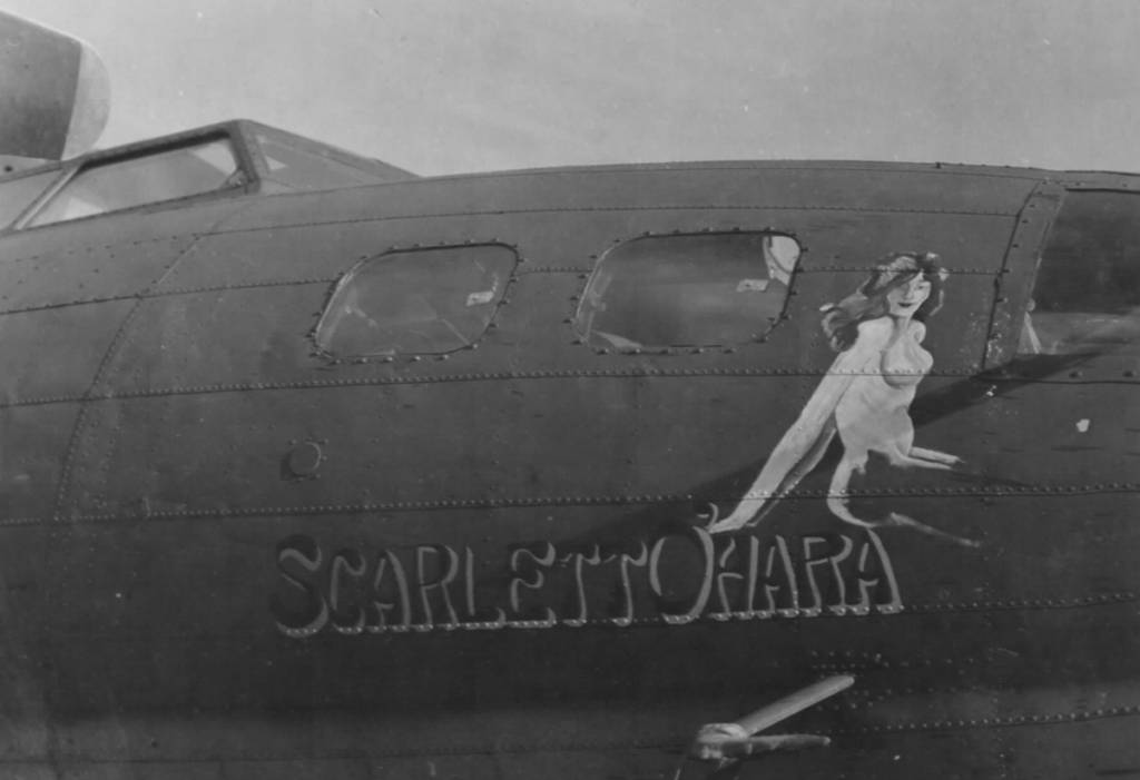 42-29898 / Scarlett O’Hara | B-17 Bomber Flying Fortress – The Queen Of ...