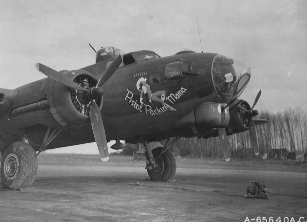 42-31037 / Pistol Packin’ Mama | B-17 Bomber Flying Fortress – The ...