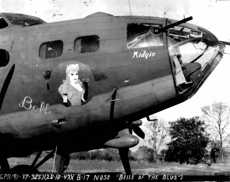 42-30094 / Belle Of The Blue | B-17 Bomber Flying Fortress – The Queen ...