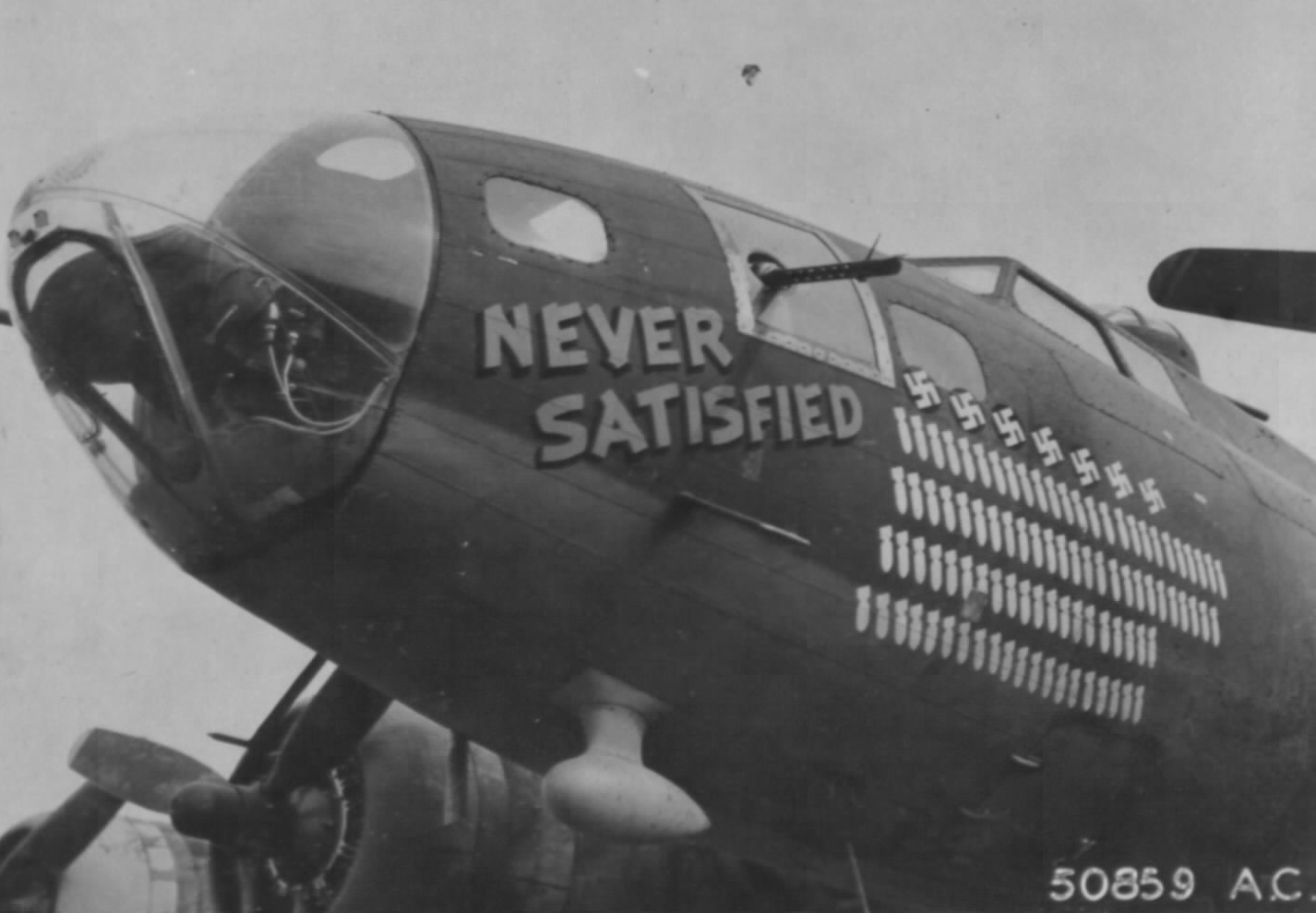 B-17 #42-5388 / Never Satisfied