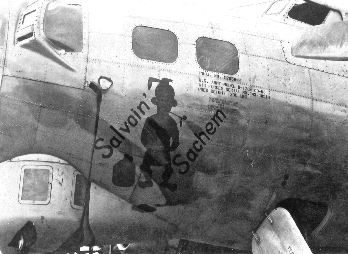 B-17 #43-38910 / Salvoin’ Sachem