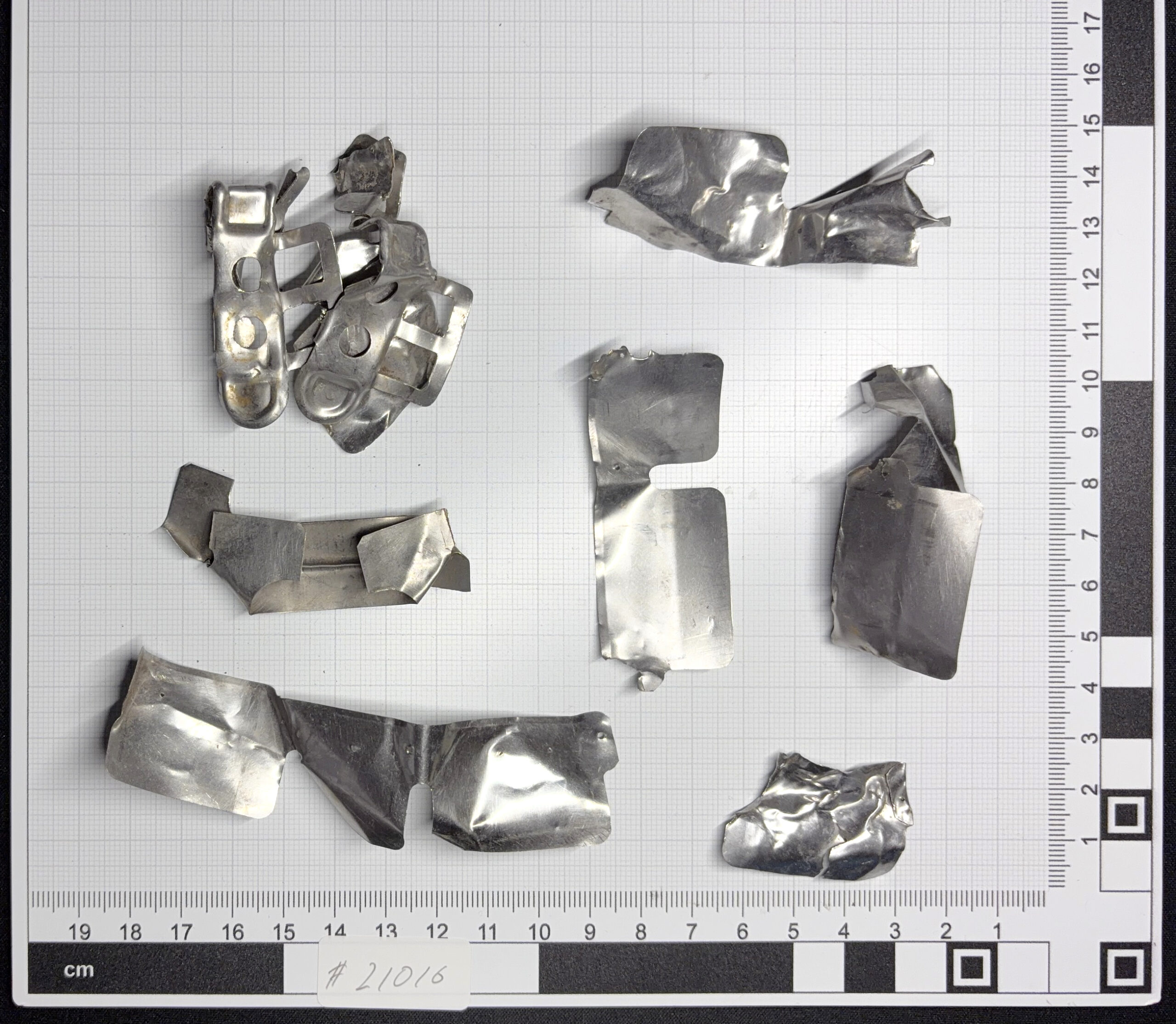 Dünne Metall-Plättchen